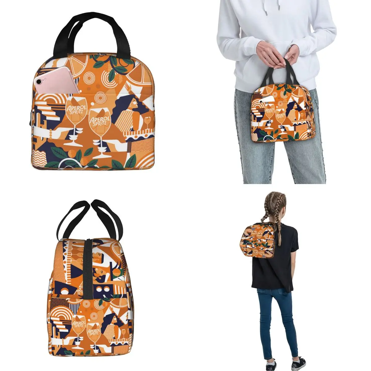 Изолированные Ланч-боксы в стиле ретро для коктейлей спиртовых напитков