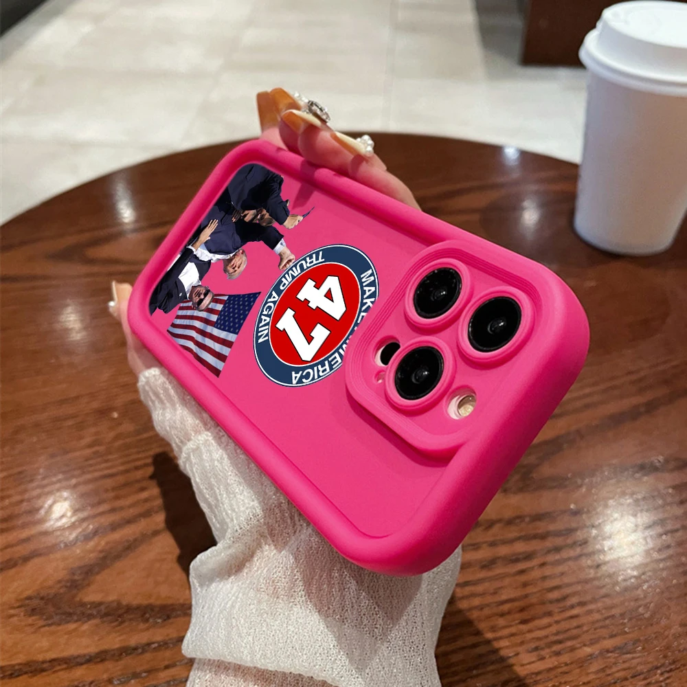 Мягкий чехол для телефона iPhone 16 Pro Max Plus силиконовый из ТПУ с ангельским глазом