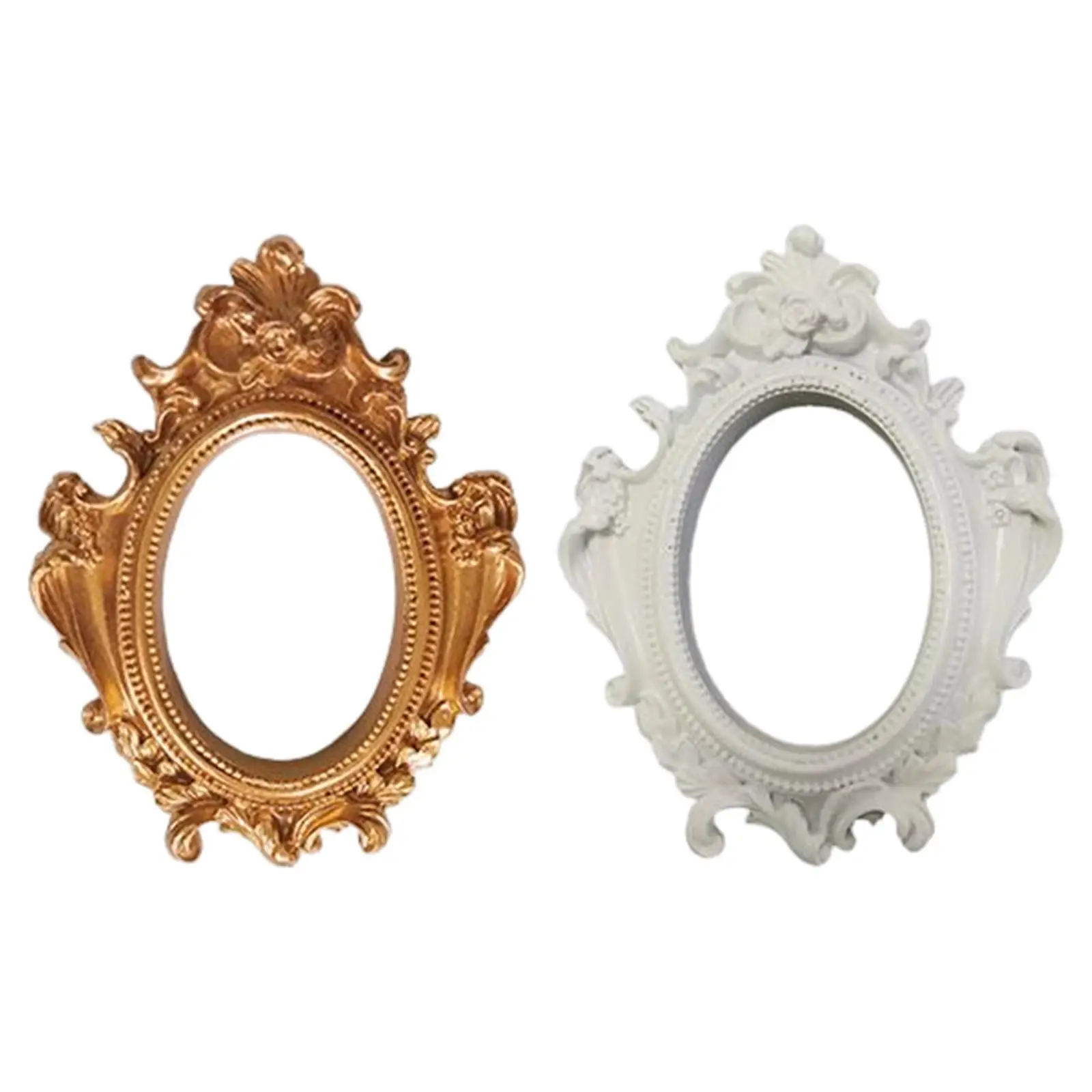 

Mini Photo Frame Retro Photography Background Frame DIY Ornate Picture Frame for Nail Art Decoration Earring Pendant Jewelry