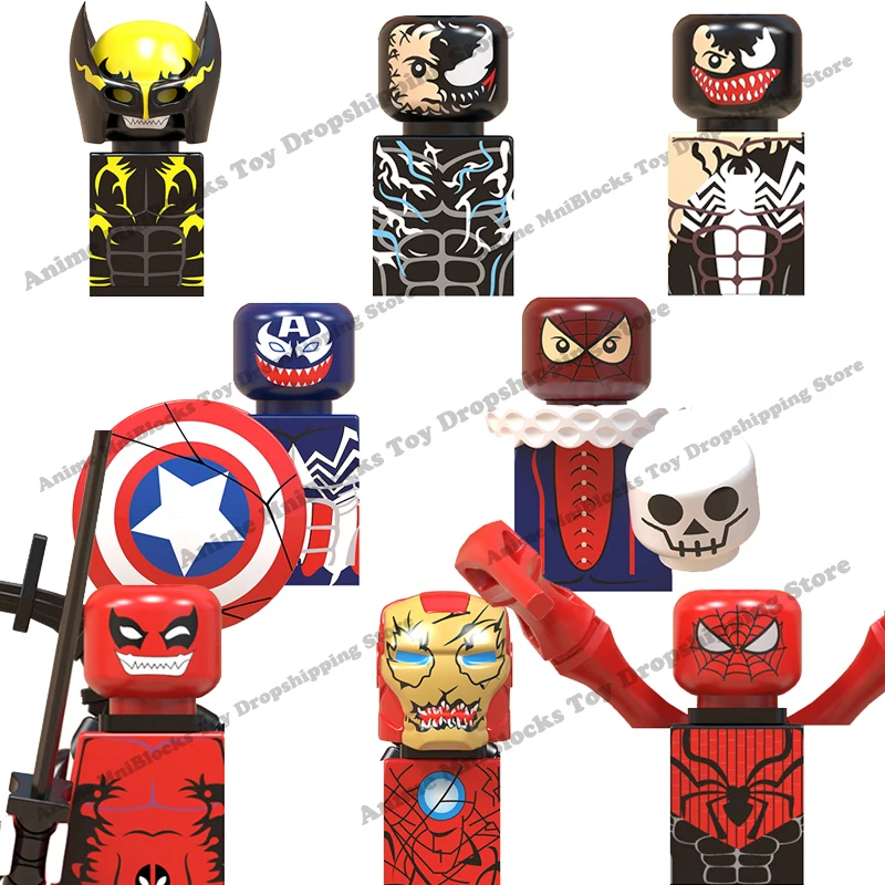 

WM конструктор WM6044 581 582 583 584 585 586 587 герои мини Экшн-фигурки, сборные игрушки, детские подарки на день рождения