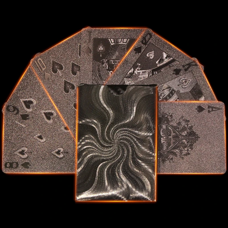 

2022 новый дизайн 24K Золотая фольга благоприятные облака покер развлечения Гладкая износостойкая Техасская баккара настольная игра Волшебны...