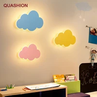 cloud wall light nordic ins creative minimalist bedside lamp modern simple boys and girls childrens room bedroom led lighting