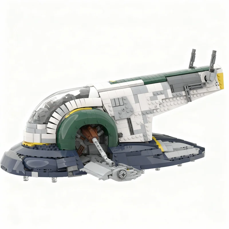 Фото 3035 деталей MOC: Корабль охотника за головами Джанго Фетта, серия Star Battle, модель-конструктор, архитектурные блоки, подарки на день рождения №4