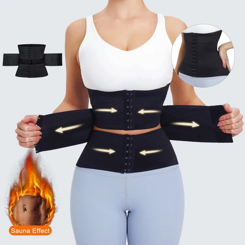 

Female Wrap Waist Trainer Women Slimming Tummy Wrap Belt Waist Trainer Corset Trimmer Body Shaper Belt for Women Plus Size