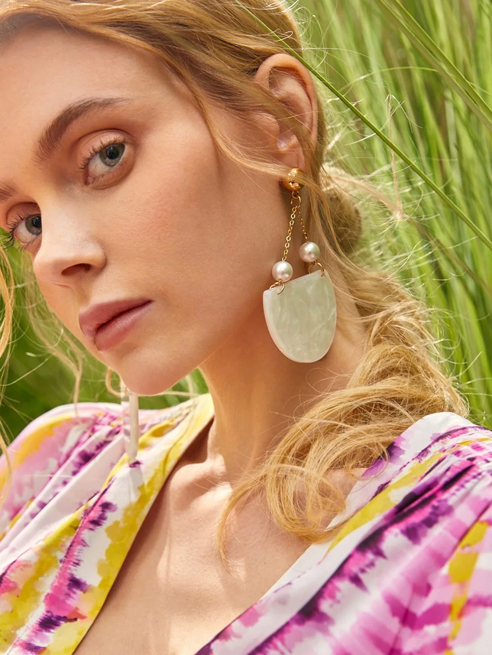 

Новинка 2022, акриловые ацетатные серьги высокого качества, круглые женские серьги