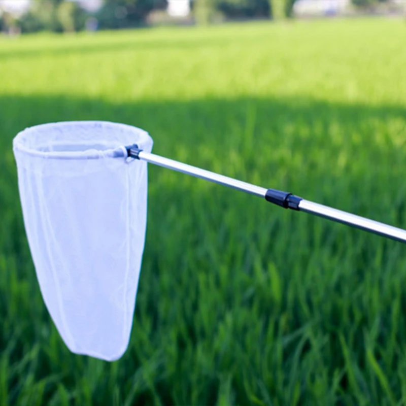 

Aluminum Alloy Fast Folding Hand Nets Outdoor Sports Fly Fishing Net Black Small Fish Pocket Tadpole Dual-Use