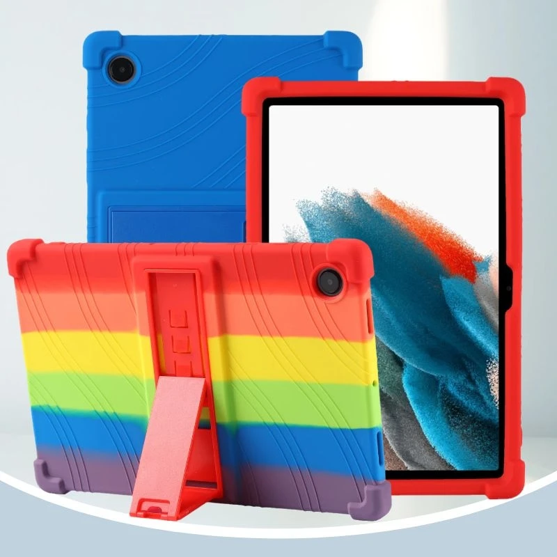 

Чехол-подставка для Samsung Galaxy Tab A8, 10,5 дюйма, 55 дюймов, 55x2021, мягкий силиконовый защитный чехол для планшетов с подставкой