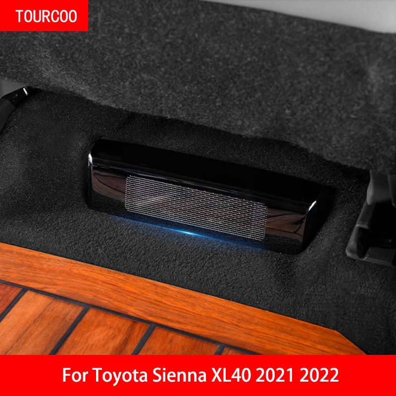 For Toyota Sienna XL40 2021 2022 Protective Dust Cover For Under Seat Air Outlet Accessories
