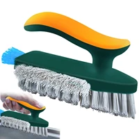tile and grout cleaning brush corner scrubber brush tool 4 in 1 tub tile scrubber brush floor scrubber for cleaning bathroom