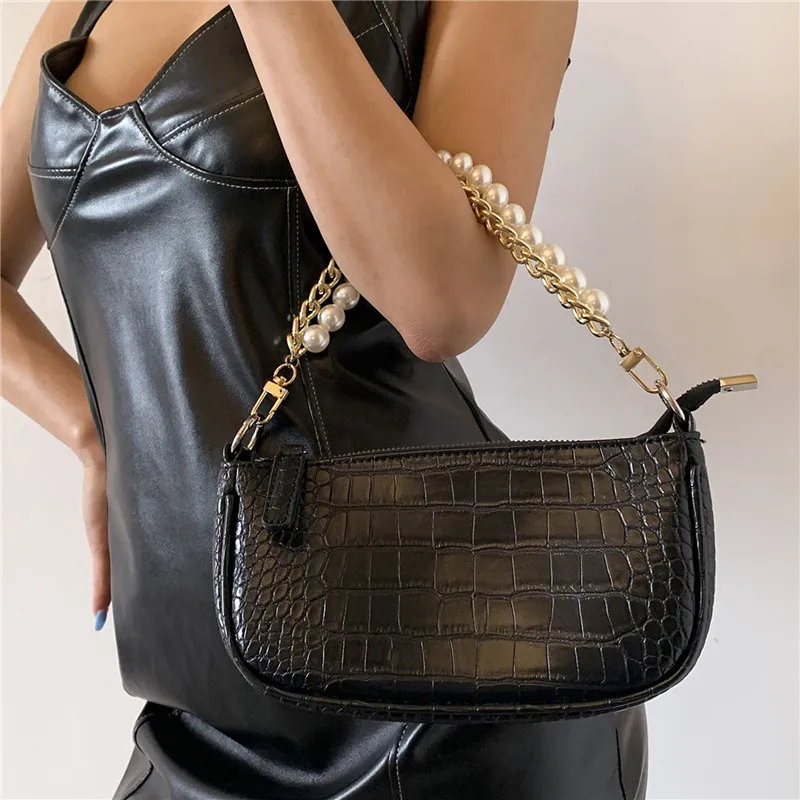 

Imitation Pearl Chain Strap For Bags DIY Purse Handbag Totes Replacement Handles Bag Accessories High Quality Exquisite