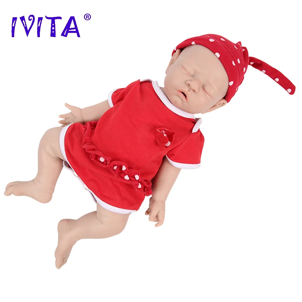 IVITA WG1528 16.92 дюйма 2500 г 100% силиконовая кукла-реборн с полным телом, реалистичная мягкая кукла-реборн с одеждой для детей, игрушка (art.: 3920ca6dfe9f0) - 3920ca6dfe9f0