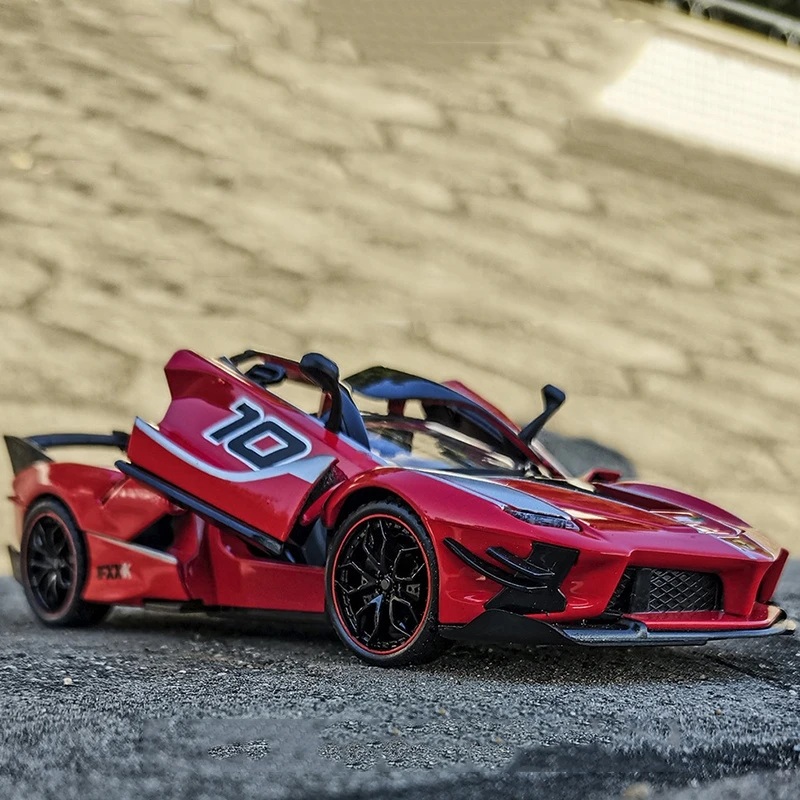 

Bburago 1:24 Ferrari FXXK EVO Alloy Car Model Simulation Car Decor Collection Toy Home Decoration Accessories for Living Room