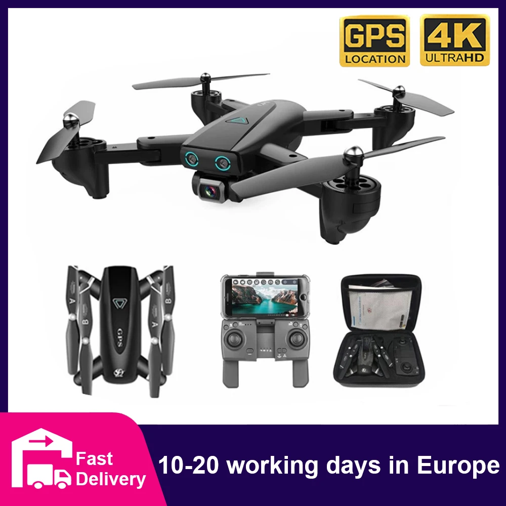

S167 RC Drones with Camera HD4k 5G Wifi GPS Anti-shake FPV Remote Control Quadcopters Helicopters Fodable Aircraft Outdoor Toys
