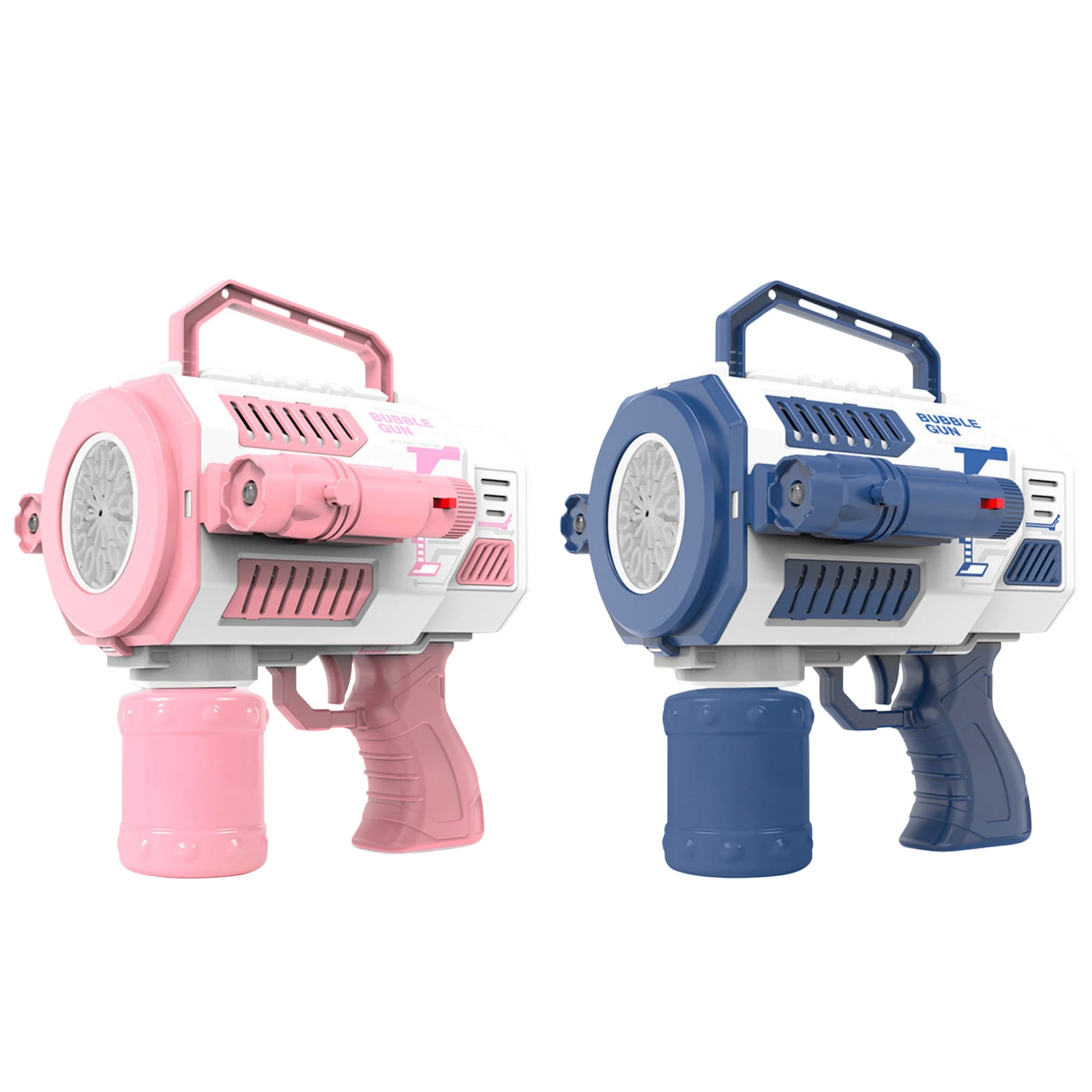 

Bubble Machine Toys 12 Holes Kids Bubble Blower Bubble Blowing Automatic Light Handheld Bubble Guns Summer Toy Super Bubble Volu