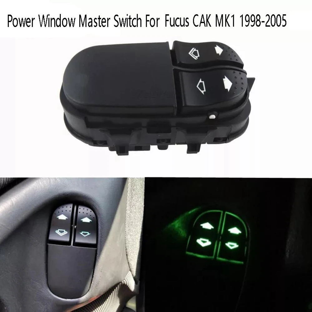 Переключатель управления левой передней дверью и окном для Ford Fucus CAK MK1 1998-2005