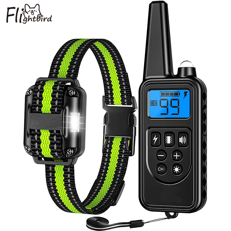 

Dog Training Collar Electronic Dog Shock Collar Shock Vibration Sound Waterproof Electric Dog Collar Set for All Size Dogs