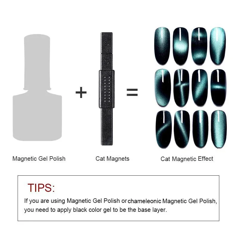 NICOLE DIARY 9D Магнитный кошачий гель-лак для ногтей Магнитная доска Инструменты