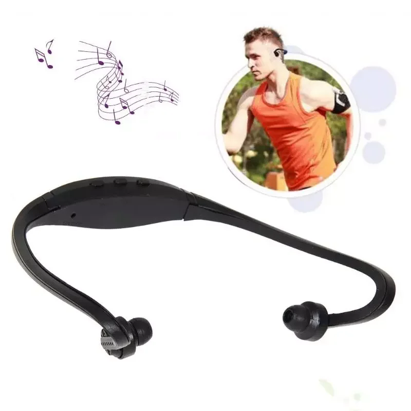 

Sport Headphone Card Earphone MP3 Music Player Micro SD TF Headset Wirless Earbuds Headset 8 Hours Endurance For Xiaomi Samsung