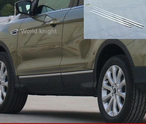

FIT FOR FORD ESCAPE KUGA 2013-2017 STAINLESS STEEL BODY MOLDING DOOR SIDE LINE GARNISH TRIM COVER PROTECTOR GUARD STRIP