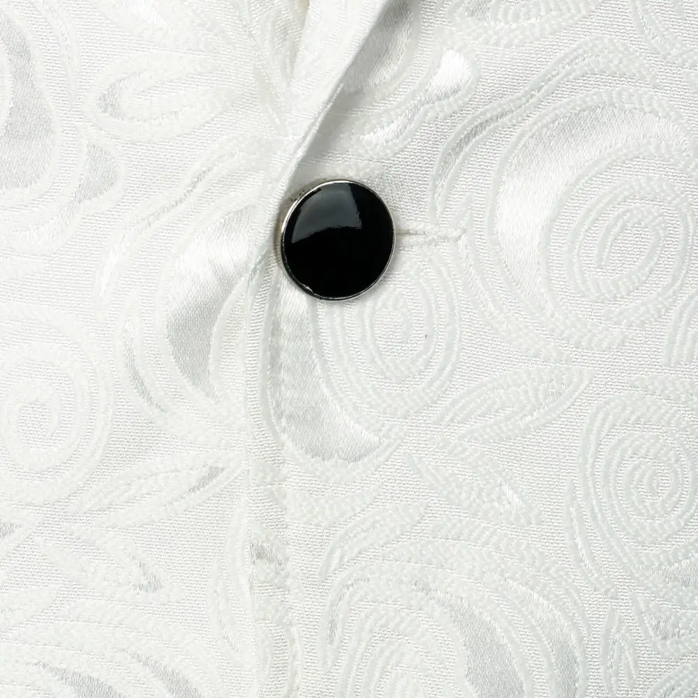 Мужской пиджак с цветочной текстурой роскошная ткань мужское пальто свадебный