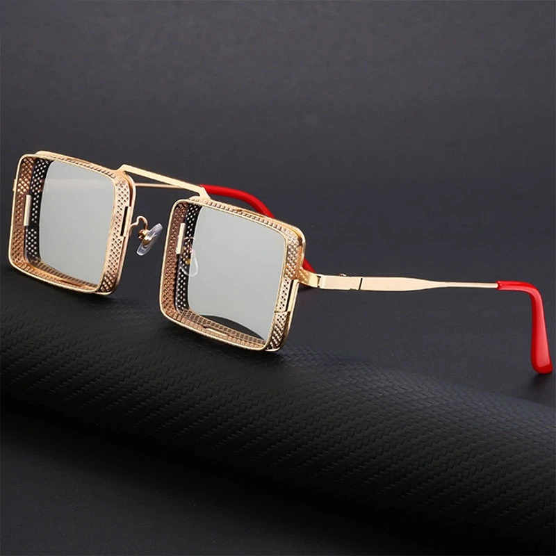 

Square Punk Sunglasses For Men Steampunk Fashion Glasses Retro Shades Vintage Gafas De Sol Vasos Decorativos Occhiali Da Sole