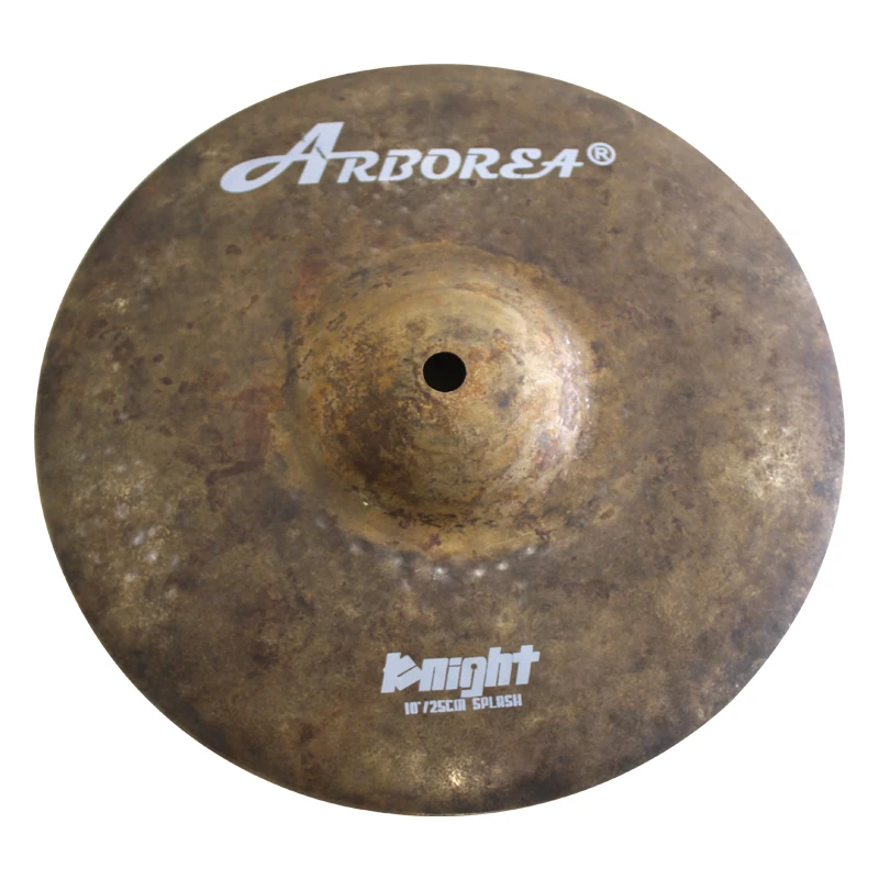 

handmade cymbals Arborea cymbals Dragon series Splash 9''+Knight Series 12'' splash cymbals for drummers