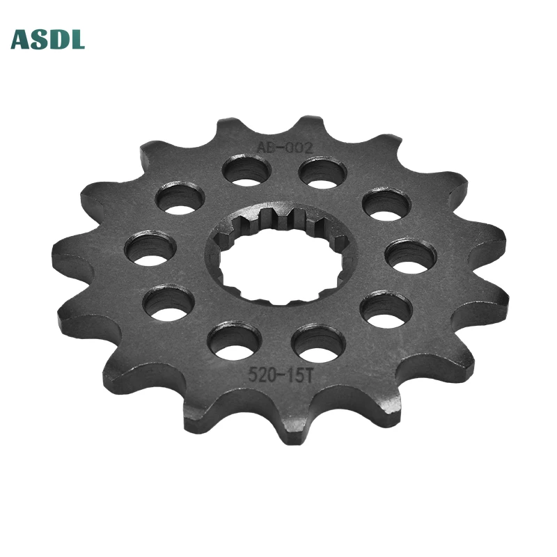 Передняя Звездочка для мотоцикла 520-15T с 15 зубьями бесшумная 20crmnti Kawasaki 400 Ninja R 2014-2017
