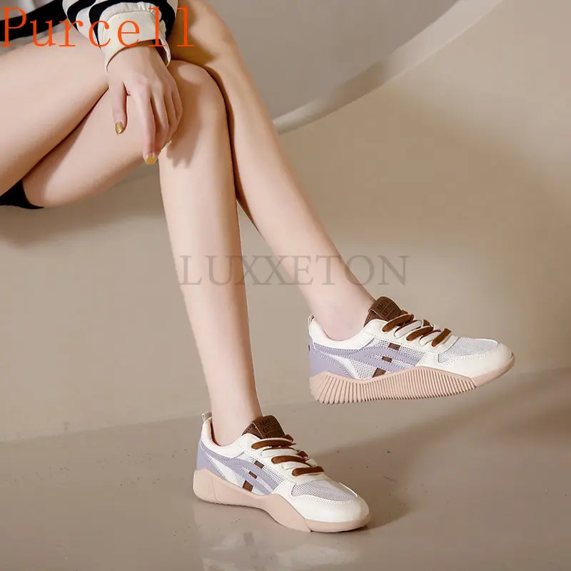 Women's casual sports shoes spring and autumn vulcanized shoes hiking shoes