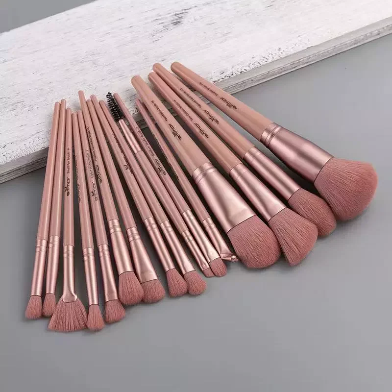 

NEW2023 Professional Makeup Brushes Set Black Brush Foundation&Powder&Blush Fiber Brushes Face Lip Eyeshadow Brushes Bea