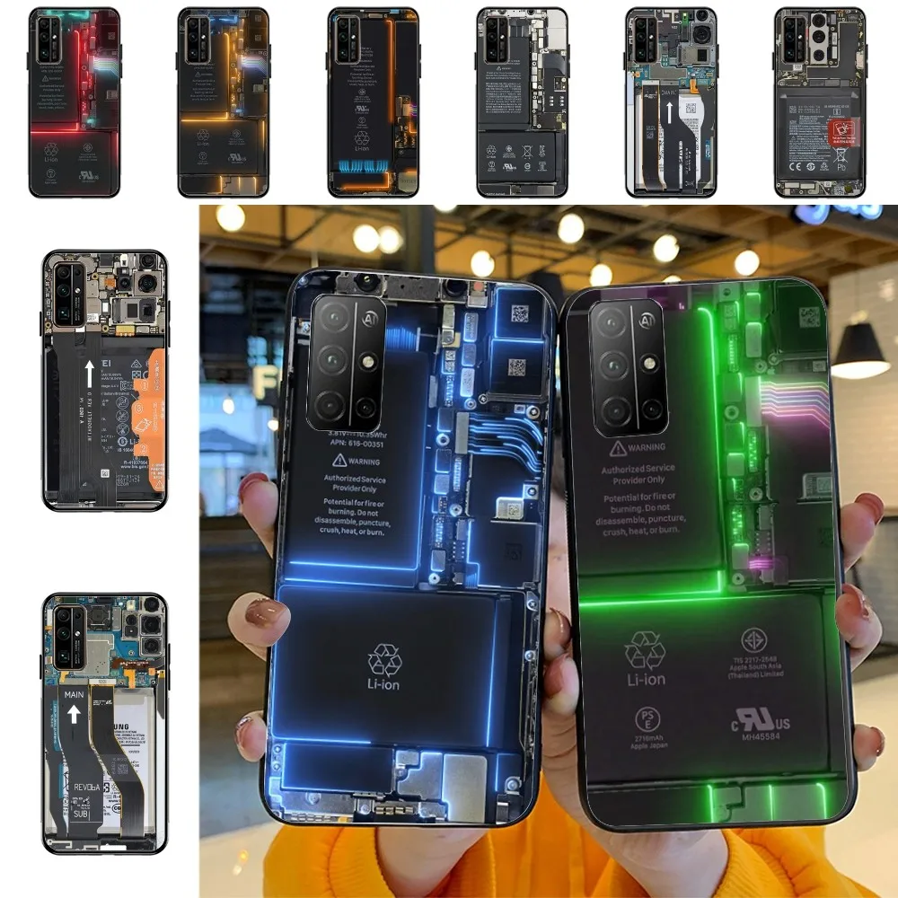 Чехол для телефона с внутренней печатной платой Huawei Honor 10 lite 9 20 7A 9X 30 50 60 70 pro plus