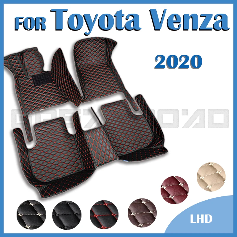 

Car Floor Mats For Toyota Venza Non-Hybrid 2020 Custom Auto Foot Pads Automobile Carpet Cover Interior Accessories