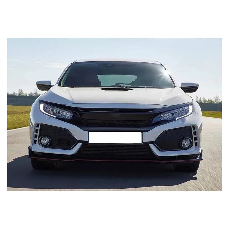 2016 Type-r автомобильный передний задний бампер боковая юбка для губ комплект кузова