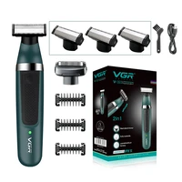 vgr electric shaver for men body hair trimmer bikini trimmer razor for intimate areas epilator for women shaving remover trimmer