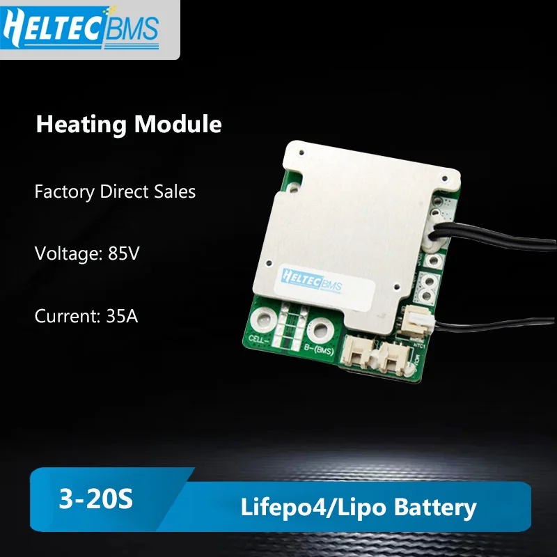 

3-20S Universal Lithium Battery pack Low Temperature Heating Module Software and Hardware Protection Board