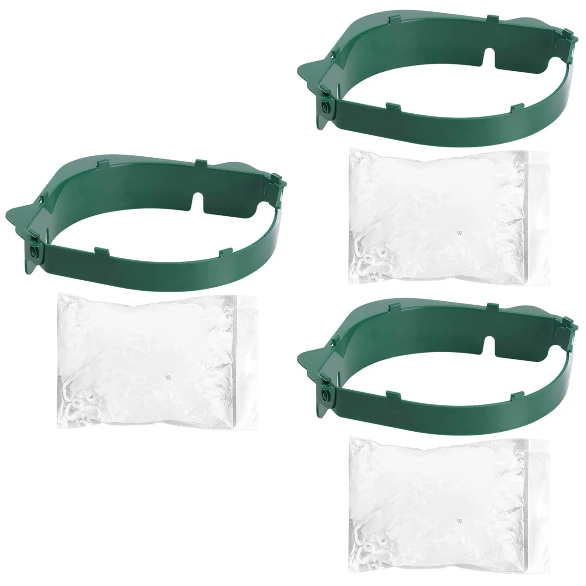 

3 Sets Durable Multifunctional Household Triangle Sink Strainer Foldable Storage Rack for Restaurant Kitchen Sink