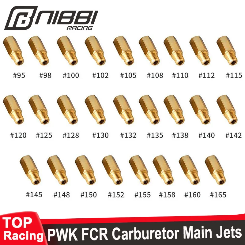 NIBBI 6/10 шт. Карбюратор PWK FCR Карбюраторы Main Jet M5 M6 Набор форсунок для Carb Kit Аксессуары