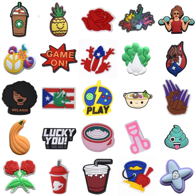 

Boy Gifts Decorations for Crocs Kids Set Jeans Packs Men Wholesale Bulk Shoes Accessories Girl Women Charm Para Pins Shoe Charms