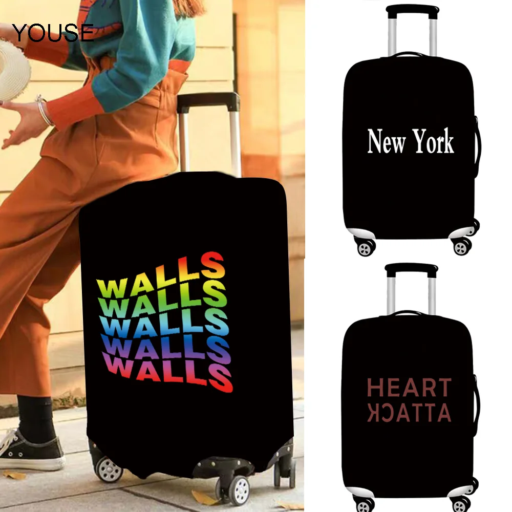 

Elastic suitcase protective sleeve wear-resistant and dust-proof with wall print protective sleeve travel accessories size