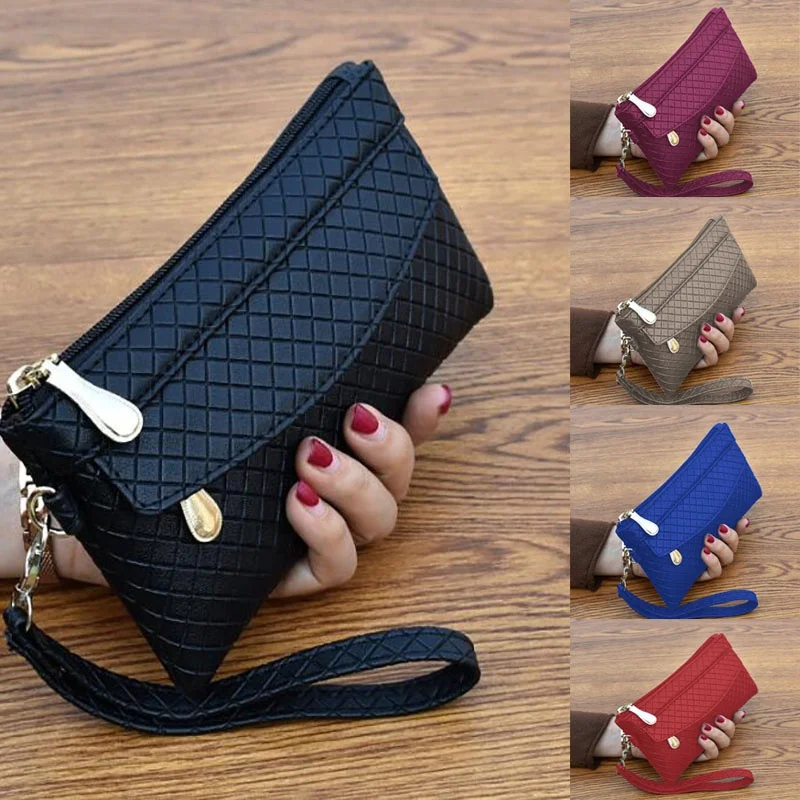 

New Bag Women Fashion Case Coin Leather Pocket Phone Purse Best Phone Clutch Wallet Female Purse Women's Wallet Pu