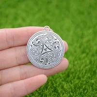 nostalgia teen wolf irish knot religious trinity triskele triquetra symbol men women jewelry necklace