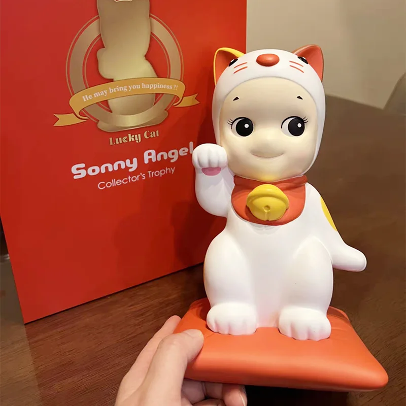 

Sonny Angel Series Lucky Cat Maneki-neko Figure Kawayi Animal Model Toys Collection Room Decoration Ornaments Toy Kids Gifts