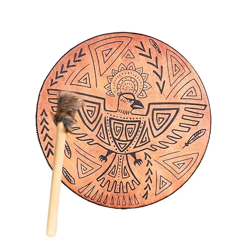 

Shaman Drum Hand Drum Hand Drum Sound Of Music Decoration 3D Tree Shape Shaman Drum Full Of Mystery Hand Drum Vintage Handmade