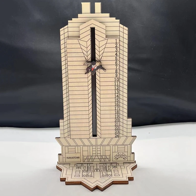 Gruber Falling Off Nakatomi Plaza забавный календарь на Рождество и Хэллоуин деревянный