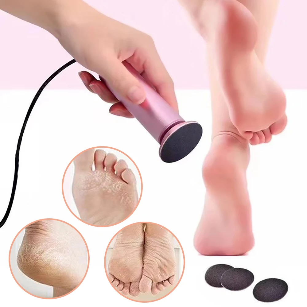 

Electric Callus Peel Remover Foot File Hard Dead Skin Polisher Exfoliating Grinding Pedicure Feet Care Tools Smooth Machine