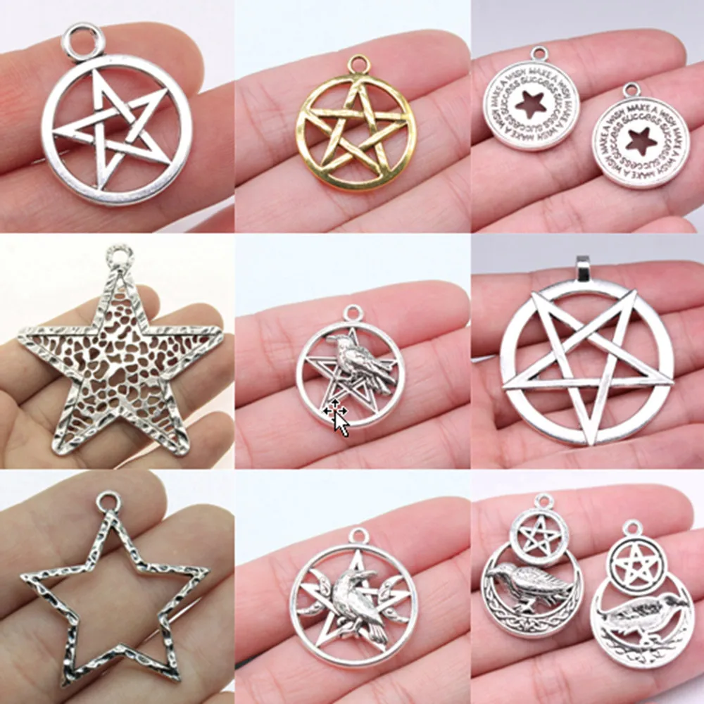 Jewelry Findings Components Star Charms For Bracelets Charm Pendant |