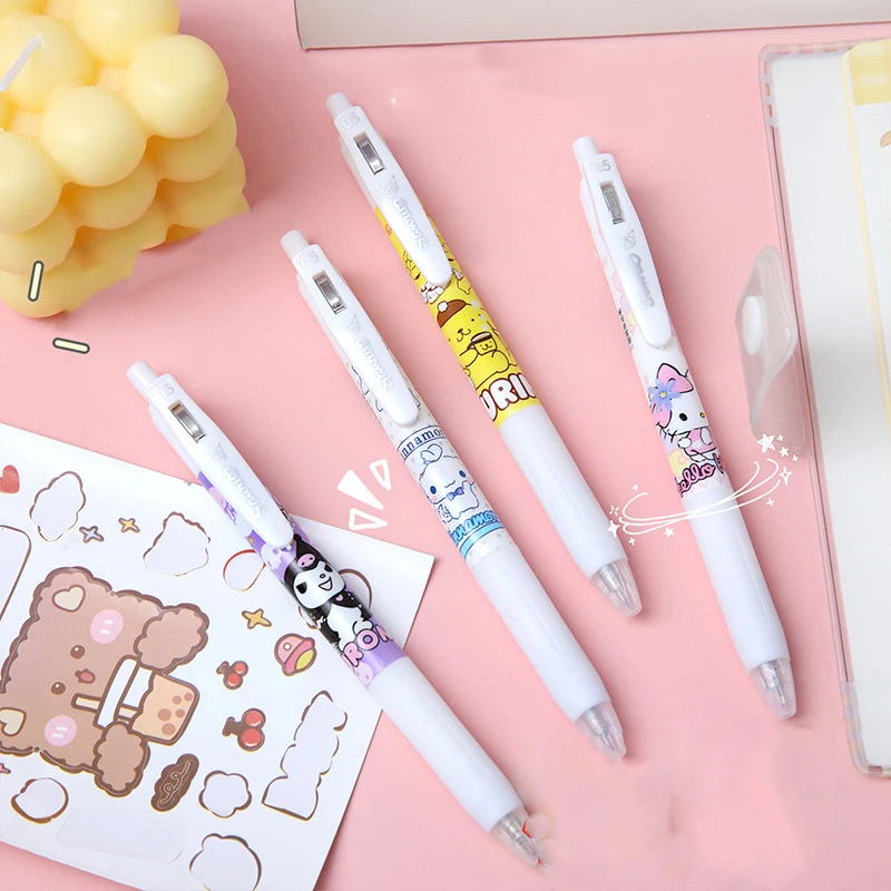 

Sanrio Kawaii Hello Kitty Utility Knife Pen Cinnamoroll Kuromi Student Stationery Cartoon Press-style Pocket Engraving Knife
