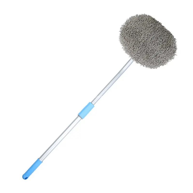 

130CM Car Wash Brush Retractable Car Wash Mop Curved Rod Three Section Chenille Brush Car Wash Accessories