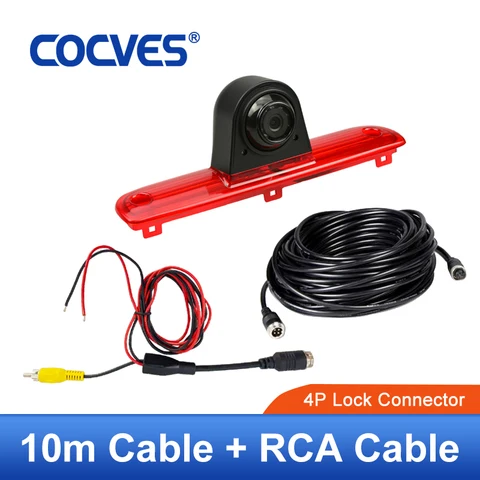 Камера заднего вида COCVES HD, камера заднего вида, AHD 720P 1080P, камера заднего вида IP69K, водонепроницаемая камера с ночным видением - изображение