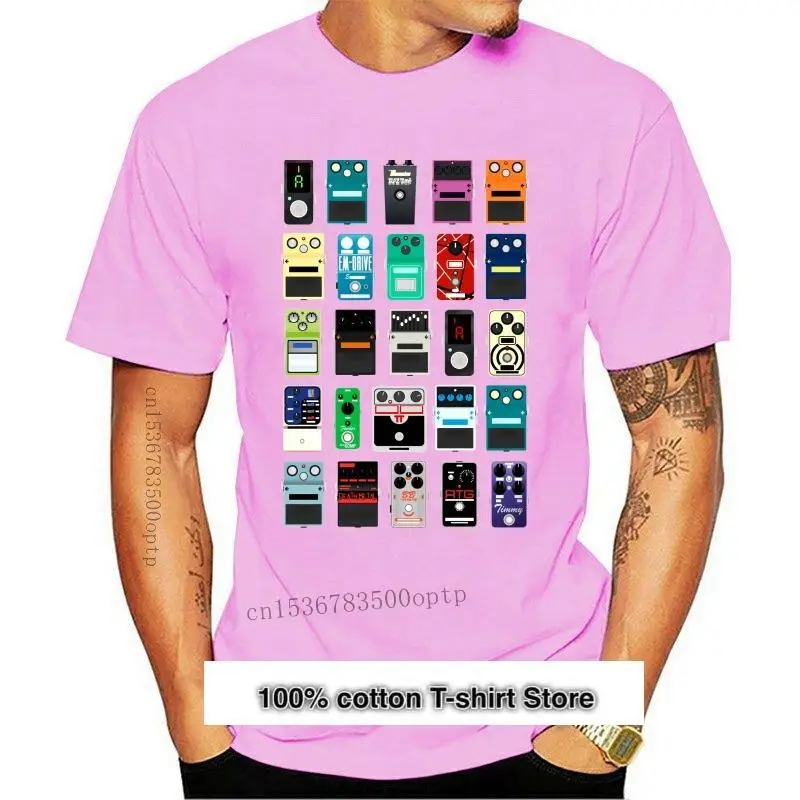 

Nuevo Pedal tablero #2 T camisa de guitarra pedal pedales de efectos fx pedales rock música metal Pedal