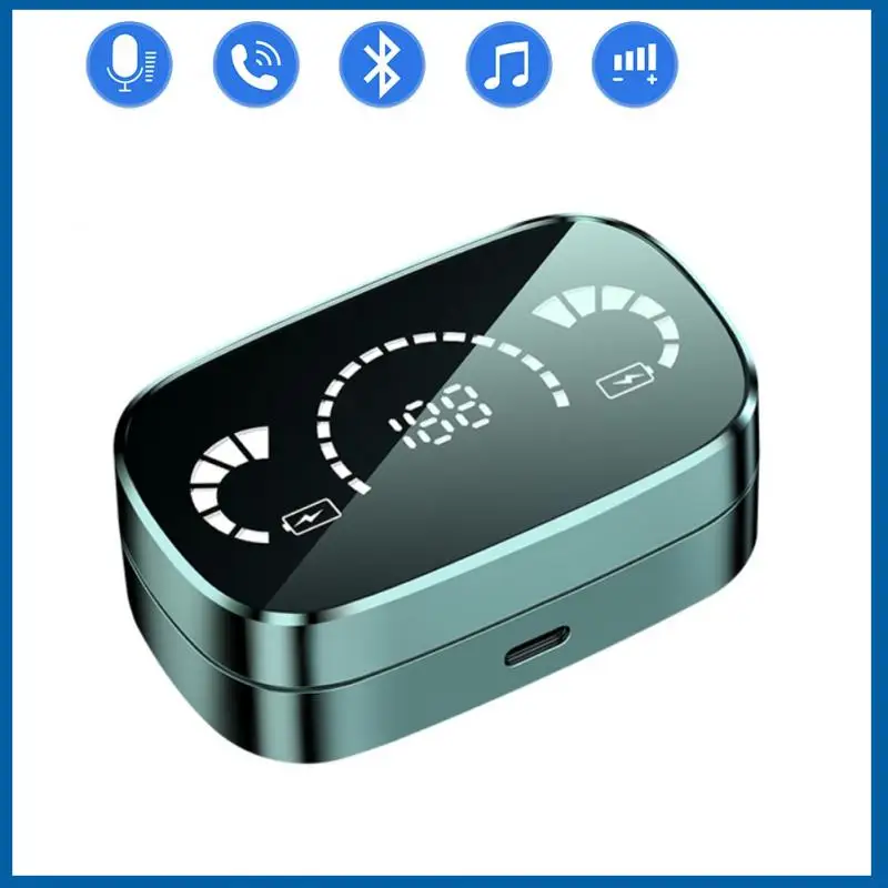 

2022 новые H80 Bluetooth совместимые наушники бинауральные с зарядным устройством TWS версия 5,3 мини-наушники-вкладыши с микрофоном